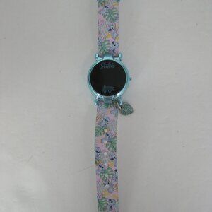 Disney Lilo & Stitch 8 in. Automatic LED Watch Plastic Palm Leaf Charm